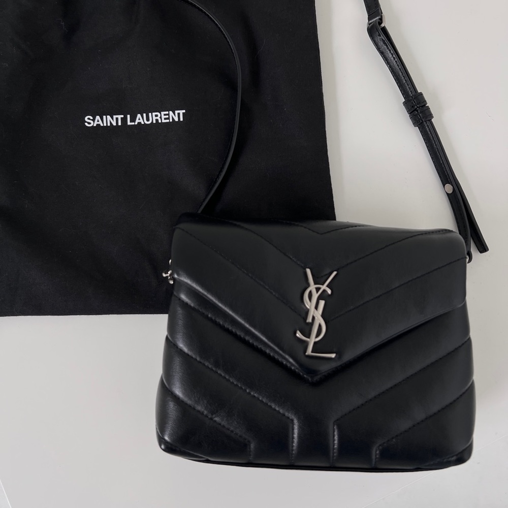 Saint Laurent toy loulou Quilted leather crossbody bag